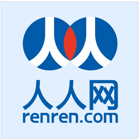 人人網 renren.comのロゴの画像です。